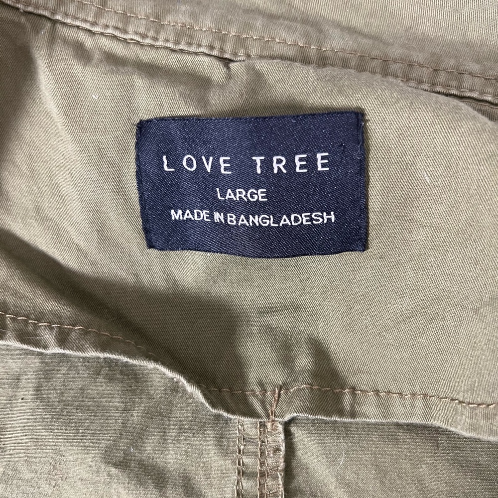 Love Tree Olive Utility Jacket - Picture 7 of 7
